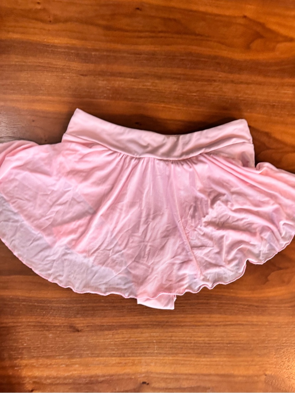 Women’s ' Pink Dance Skirt with Built-In Shorts